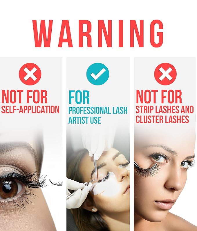 Lightning Speed Eyelash Extension Glue – Stacy Lash 10ml/0.34 fl.oz / 0.3 Sec Dry/Retention – 6-8 Weeks/Black Adhesive/Professional Supplies