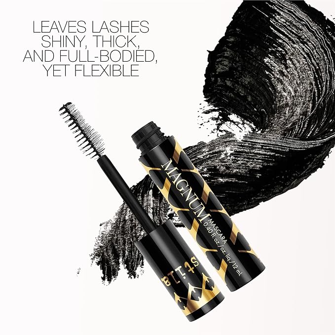 stila Magnum XXX Lash Mascara, Black Voluminous Sky-High Volume, Curl, Lift, Full Length Lightweight, Long-Lasting Eye Makeup Formula 0.40 Fl. Oz.