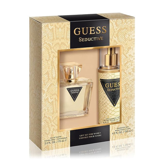 GUESS Seductive Women/Femme Eau de Toilette 2 Piece Gift Set - Perfume Spray 2.5 Fl. Oz. & Fragrance Mist 4.2 Fl. Oz.