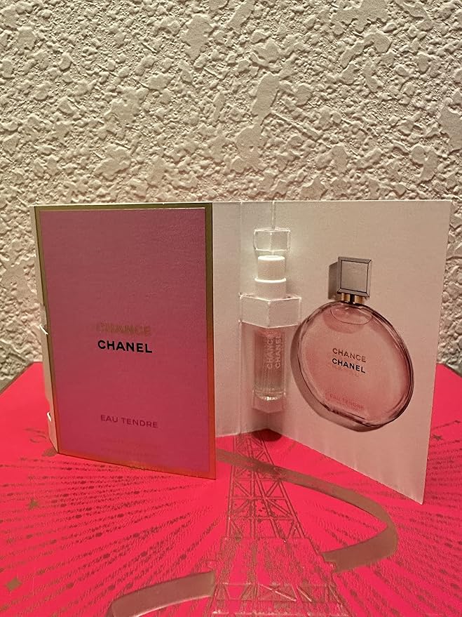 Set of 2 - Chance Eau Tendre for Women, Eau De Parfum Spray 0.05oz/1.5ml Vial Sampler