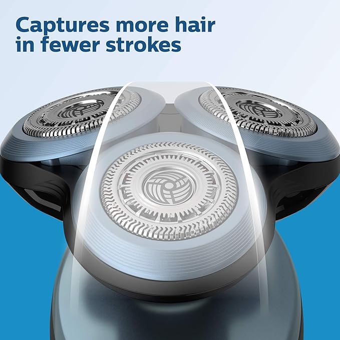 Philips Norelco Genuine SH60/72 Shaving Heads Compatible with Norelco Shaver Series 6000