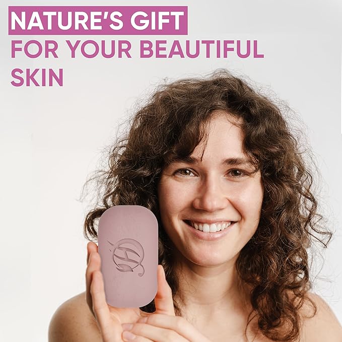 Ginger Extract, Cornstarch and Rose Water Herbal Soap | Pack of 6 of 5oz soap Bar | Ideal for Men and Women, Soothing and Nourishing Soap for Moisturization