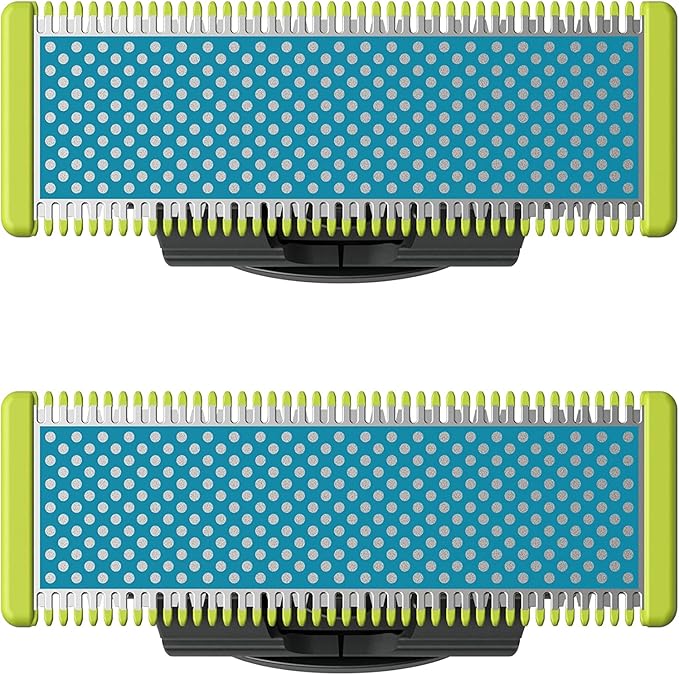 Philips Norelco OneBlade Anti Friction Blade, Genuine Replacement Blade for OneBlade Electric Shaver and Trimmer, Durable Stainless Steel, Trim, Edge and Shave, 2 Pack, QP225/80