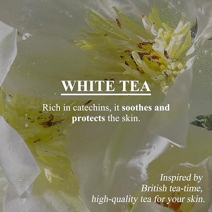 Lily Musk White Tea Perfumed Body Lotion, Daily Moisturizer, Body Lotion For Dry Skin & Sensitive Skin, Non-Greasy, Slow Aging, Floral Musk Scent, Korean Skin Care