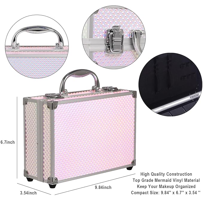 Hot Sugar Makeup Kit for Girls and Women - Full Starter Cosmetics Set with Eye Shadow Palette, Blush, Lip Gloss, Lip & Eye Pencil and Mirror