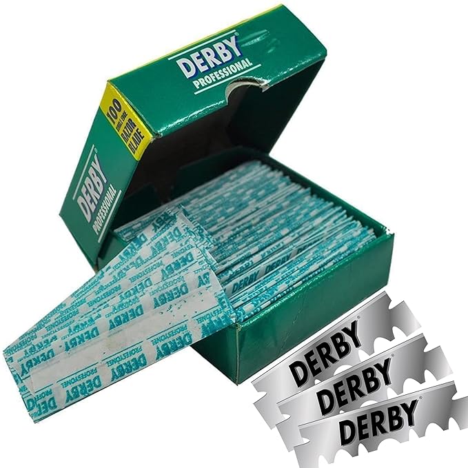 1000 Derby Professional Single Edge Razor Blades for straight razor