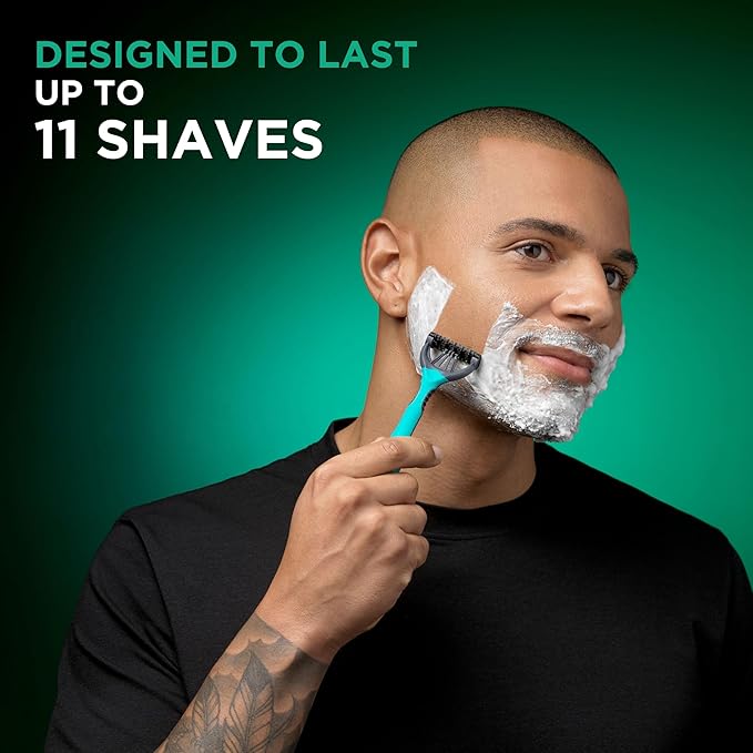 Wilkinson Sword Xtreme 3 Sensitive, Pack of 8 + 4 Disposable Razors with a Lubricating Band of Vitamin E and Aloe Vera, Optimal for Facial Care and Softness