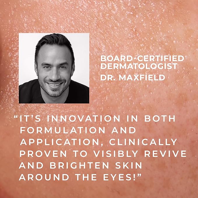 RoC Multi Correxion Revive + Glow Vitamin C Eye Balm (0.14 oz) with Retinol Eye Cream Packette