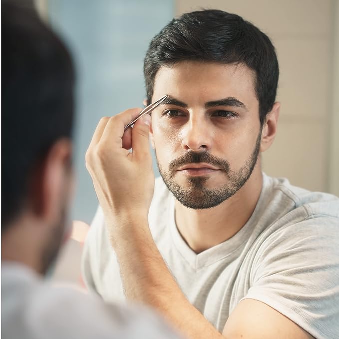 Rubis 4-Piece Manicure Set for Men and Women with Black Leather Case, Includes Tweezers, Nail Clippers, Nail Scissors, and Nail File, 1K410,Rubis Switzerland Swiss Made World Renowned Precision