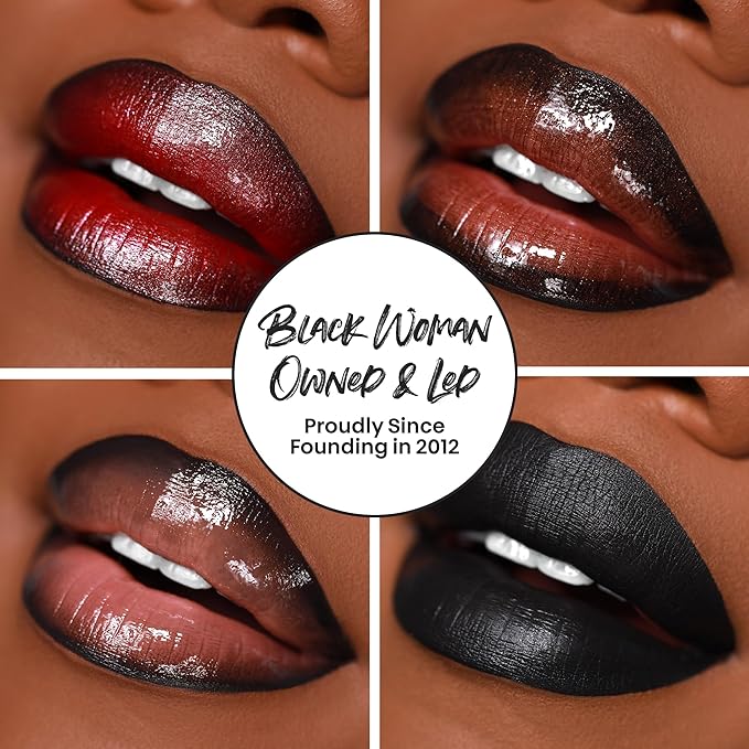 The Lip Bar - Nonstop Liquid Matte Lipstick, Back to Black (Black) - High Pigment - One Swipe - Long Lasting - Jojoba Oil & Vitamin E - Vegan & Cruelty Free - Makeup & Cosmetics - .24 fl oz