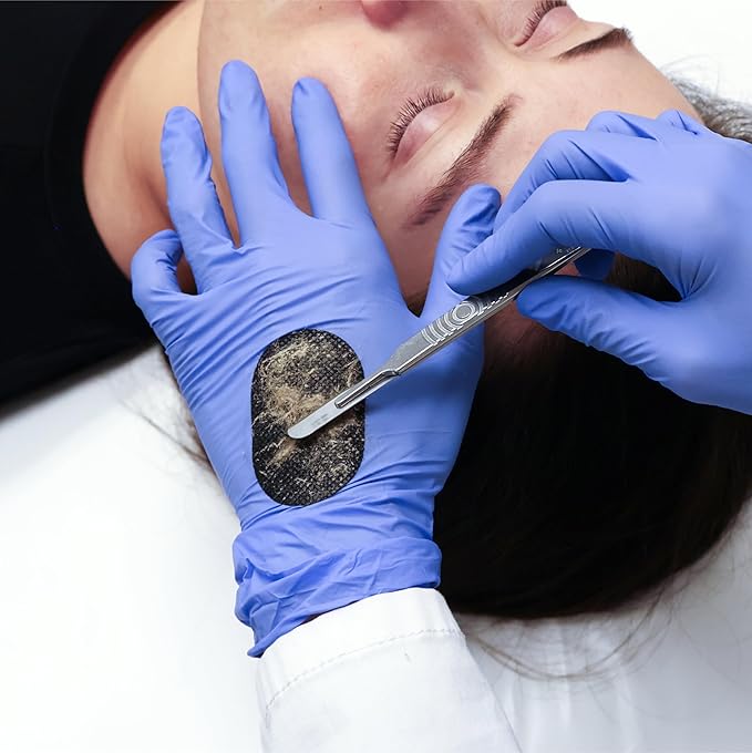 Dermapad® for Dermaplaning, Esthetician Supplies, Premium Dermaplane Blade Wiping Pads (50 Pack)