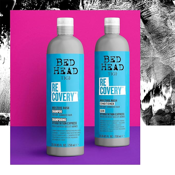 TIGI Bed Head Shampoo & Conditioner For Dry Hair Recovery With Prickly Pear Cactus Extract 2 x 25.36 fl oz