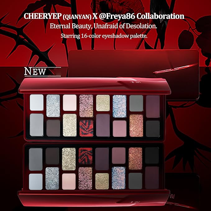 16-Color Natural Star Eye Shadow Palette Highly Pigmented, Long-Lasting, Blendable Makeup Palette Gift for Woman 09#Floating Life