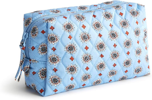 Vera Bradley Women's Premium Cotton Medium Cosmetic