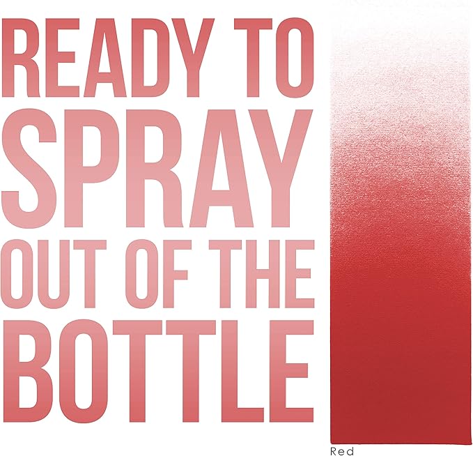 1-Ounce Red Temporary Airbrush Tattoo Body Art Paint Alcohol Based