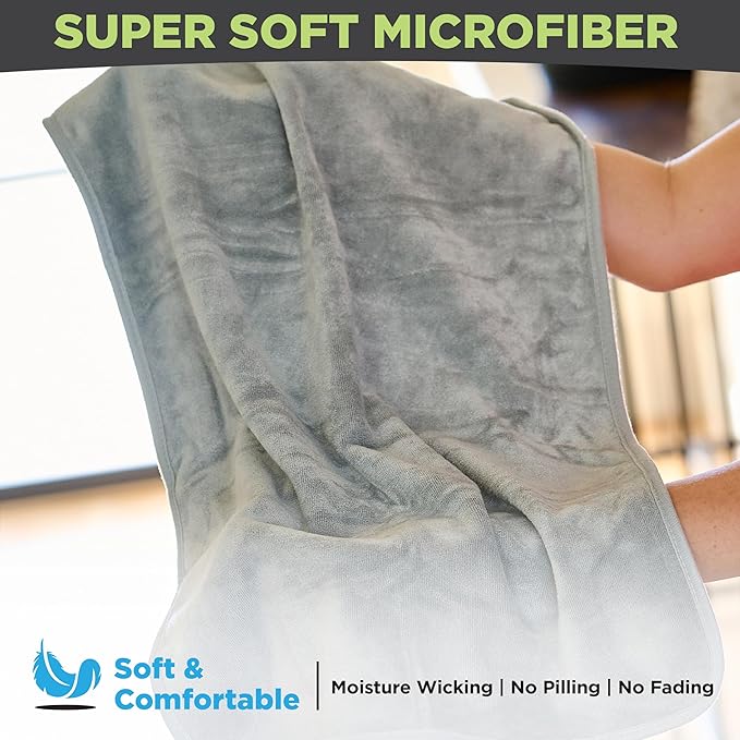 Premium Microfiber Towels - 5 Pack Ideal for Estheticians, Barbers, Salons Extra Thick, High Absorbency, Professional