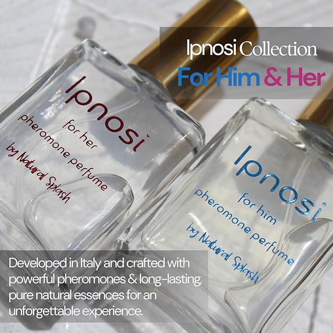 Ipnosi - Pheromone Infused Perfume For Him – Long-Lasting Fragrance – Essential Oil - By Natural Splash - (Ipnosi Men).
