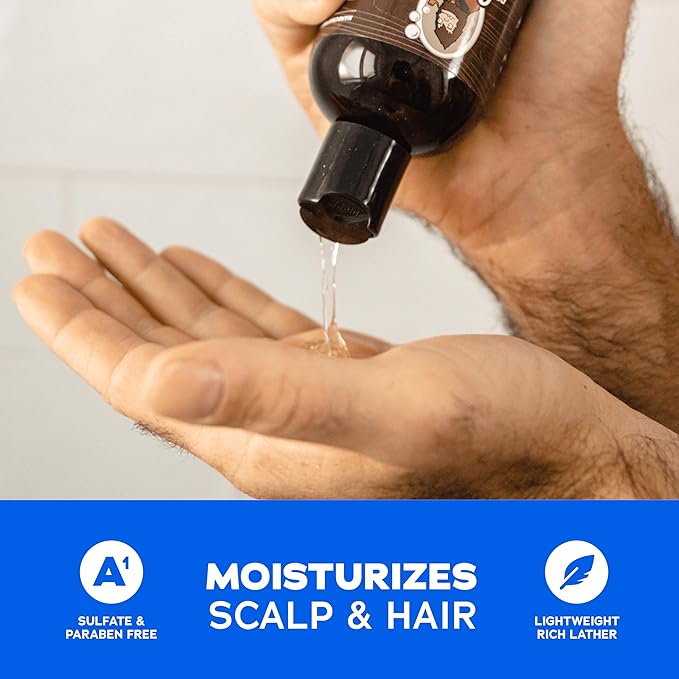 Dr. Squatch NEW Natural Body Wash and Hair Kit for Men Gift Set | No Paraben, Phthalate, Sulfate | Fresh Falls Body Wash (14 oz, 2-Pack), Shampoo (8 fl oz) & Conditioner (11.5 fl oz)