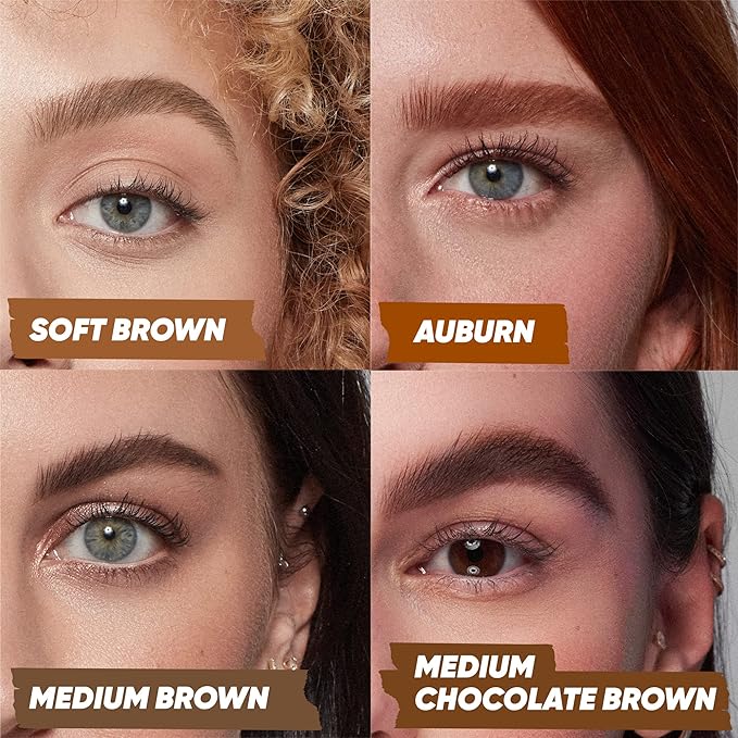 Kosas Air Brow Tinted Gel with Clean, Vegan Ingredients for Fluffy, Full and Healthy Brows, Longwear (Auburn)