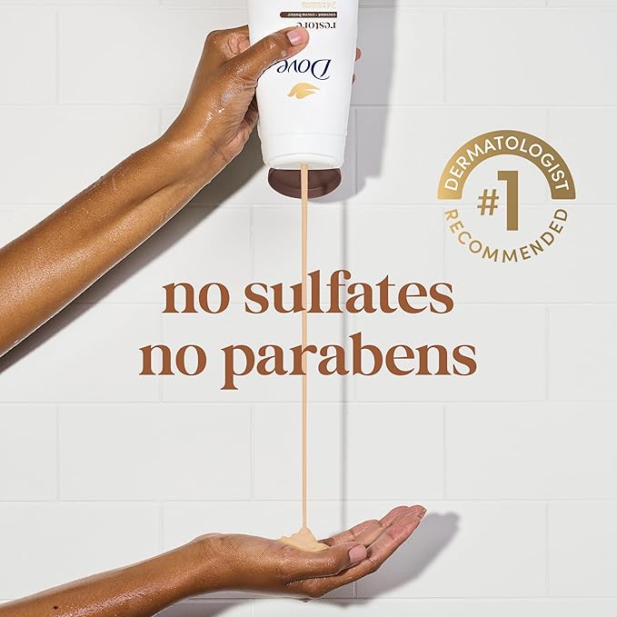 Dove Body Wash Restoring Coconut & Cocoa Butter 4 Count for Renewed, Healthy-Looking Skin Gentle Skin Cleanser That Effectively Washes Away Bacteria While Nourishing Your Skin 20 oz