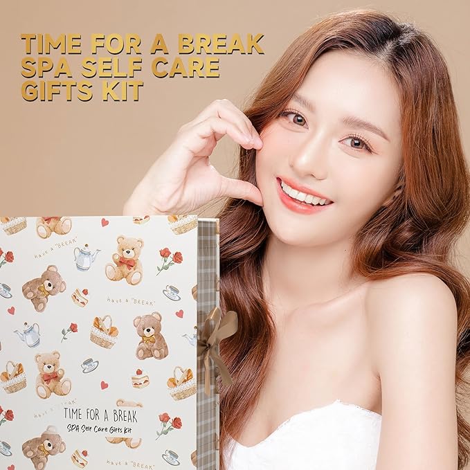 Mother's Day Gifts Luxury Surprise Bath & Body Box Beauty Advent Calendar, 17-Pcs Spa Gift Set with Hand Creams, Mask Gift Basket for Women Beauty Bath surprise box for adults Teens Girls