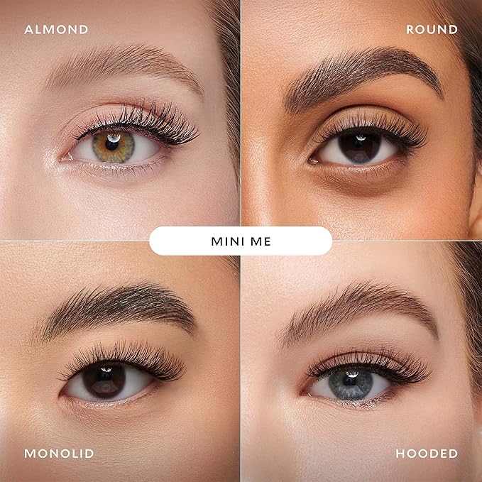 Velour Effortless Lashes, Natural Looking False Eyelashes, Fluffy & Lightweight No Trim Eyelashes, Reusable Fake Lashes For All Eye Shapes, Vegan & Cruelty-Free, Lash Glue not Included (Mini Me)