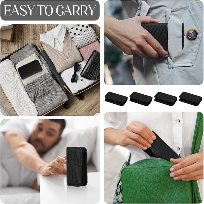 Coume 24 Sets Nail Kit Manicure Set Bulk with Zipper Professional Nail Clippers 8 in 1 Stainless Steel Nail Care Tools with Luxurious Travel Case Gifts for Men Women Friends Colleagues (Black)