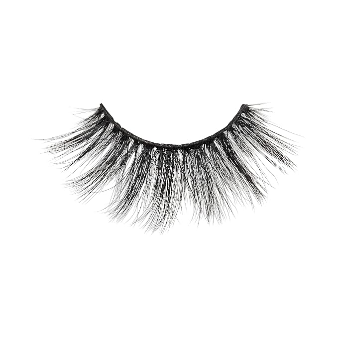 KISS Lash Couture 3D Matte False Eyelashes, Matte Cheviot', 18mm-20mm, Includes 4 Pairs Of Lashes, Contact Lens Friendly, Easy to Apply, Reusable Strip Lashes (Pack of 2)