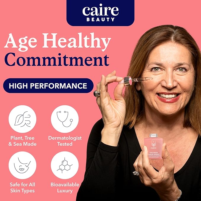Caire ‘Own Your Age’ Bioavailable Hyaluronic Acid Collagen Peptide Serum for Face, Eyes + Neck | 15ml
