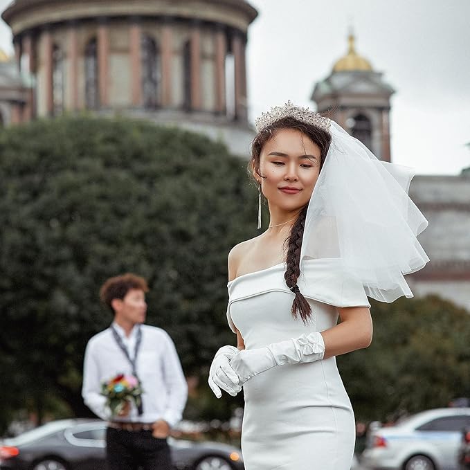 Women's Tiara, Crown for Henna Wedding Party | Glitter Hair Accessories for Bridal Birthday Pageant Prom Halloween Costume Christmas Party, Princess Crowns | Dream Design - Silver