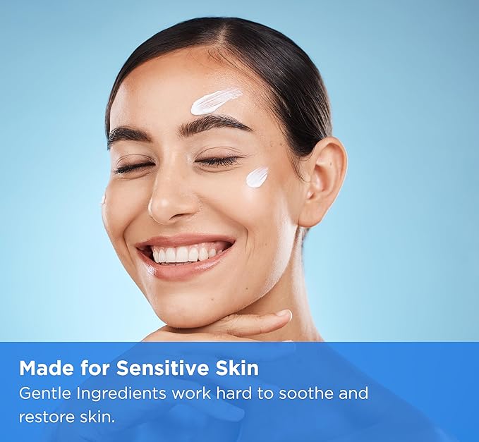 Seborrheic Dermatitis Face Cream - Skin Rejuvenation and Barrier Repair with MCT Oil, Squalane - Moisturizing Face, Scalp and Body Cream for Sensitive Skin Seb Derm - No Steroids for Lasting Results