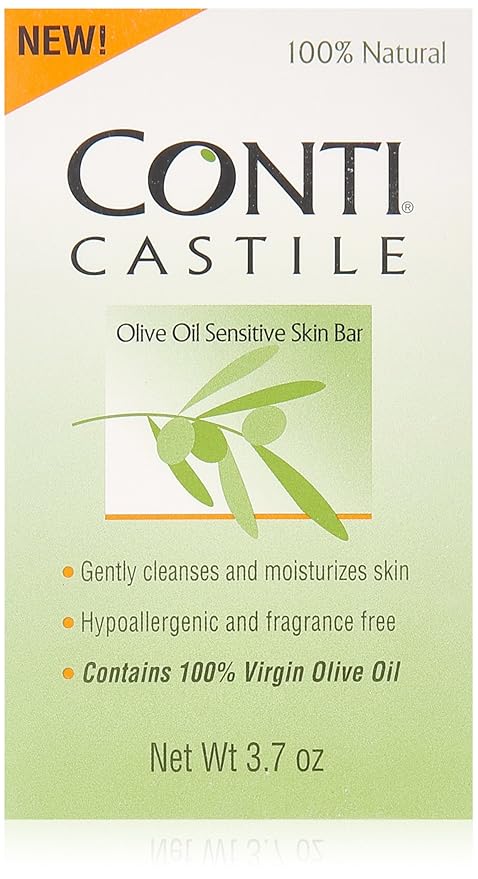 SPECIAL Pack of 5 -CASTILE SOAP CONTI 3.7 oz NUMARK LABORATORIES INC.