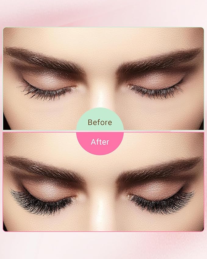 NAGARAKU Easy Fan Eyelash Extensions Volume Lash 0.05 D curl 16-20mm Mix Tray Rapid Blooming Faux Mink Cluster For Beginners Soft Professional Lash Supplies