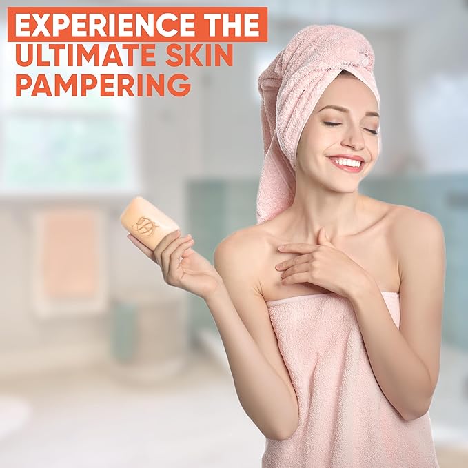 Citrus Herbal Soap | Pack of 6 of 5oz soap Bar | Ideal for Men and Women, Soothing and Nourishing Soap for Moisturization