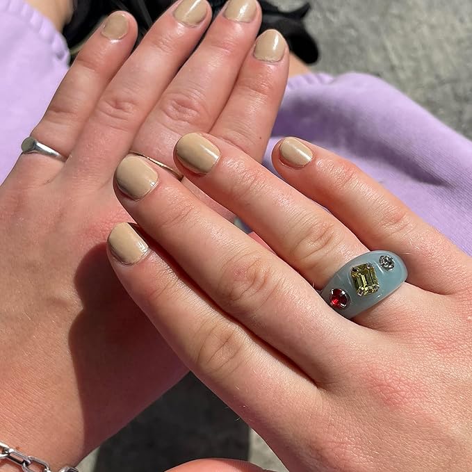 essie Expressie Nail Polish, Quick-Dry Neutral Nail Polish, Power Moves, Vegan, Take A Breakdance, 0.33 fl oz