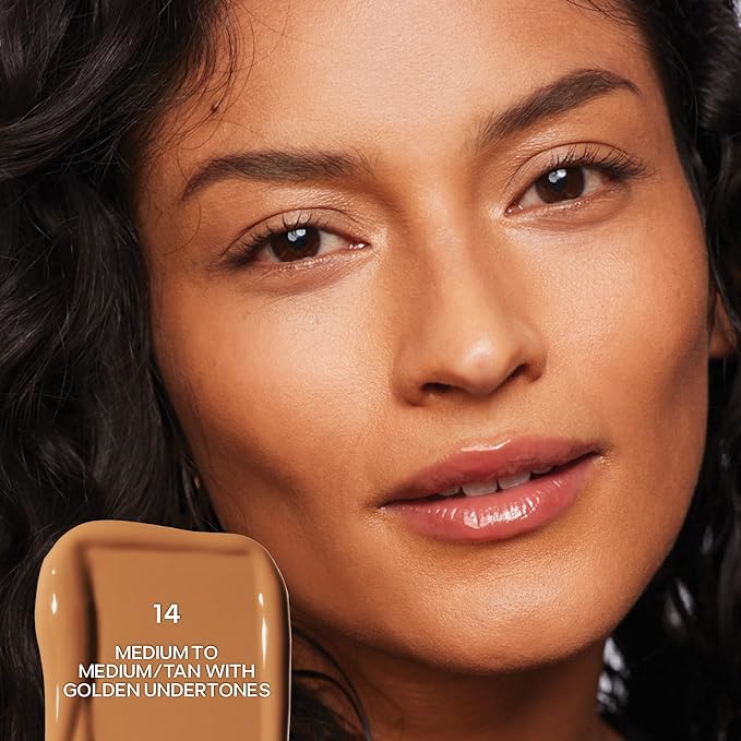 Saie Slip Tint Radiant Cream Concealer & All-Over Face Makeup - Concealer for Dark Circles, Redness & Blemishes - Lightweight Makeup Made with Hydrating Hyaluronic Acid - Shade 14 (0.17 oz)