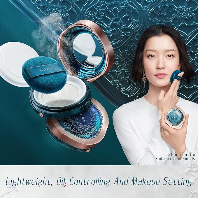 FLORASIS · Fairy Peach Blossom Ultra-light Setting Powder 01 Snow（Porch Window Edition）