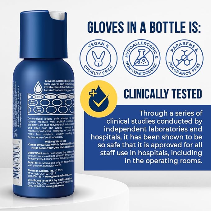 Gloves in a Bottle Skin Repair Lotion Gift Set for Dry Skin (5 Piece Set)