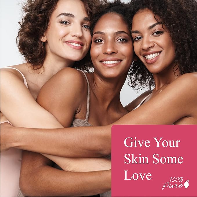 100% PURE Powder Foundation Matte Finish Face Makeup - Oil Absorbing Pressed Poreless Concealer - Vegan Fruit Pigmented Mousse Color (Tan-Deep Shade w/Yellow Undertones) - 0.32 Oz