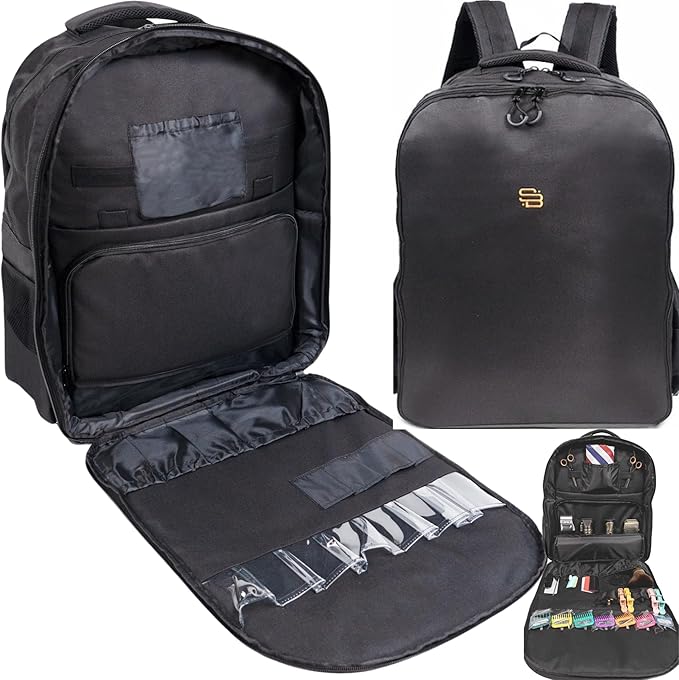 45L Barber Backpack For Clippers & Supplies | Extra Large, Durable, Water-Resistant Barber Bag With Comfortable Straps