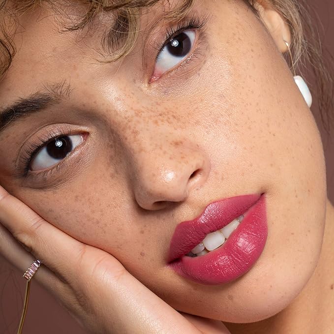 ILIA - Color Block Lipstick | Non-Toxic, Vegan, Cruelty-Free, Hydrating + Long Lasting, No Budge Color with Full Coverage (Wild Aster (Berry Brown With Cool Undertones), 0.14 oz | 4 g)