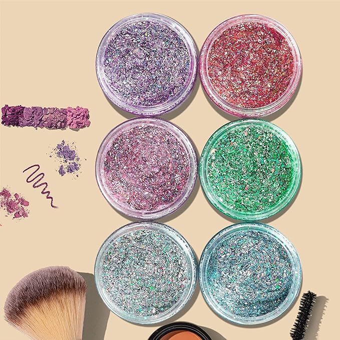 Eternal Moment 36 Pack 3 OZ Plastic Jars Round Clear Cosmetic Container Jars with White Lids, Perfect for Lotion, Slime，Cream, Ointments, Makeup, Eye Shadow, Samples, Pot, Travel Storage