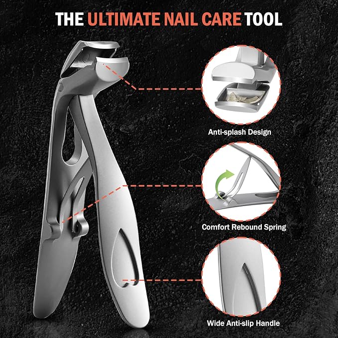 BEZOX Toenail Clipper for Thick Nails Ingrown Nail Clippers for Seniors