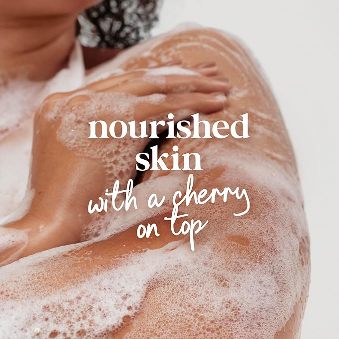 Dove Body Wash Revitalize Cherry and Chia Milk For 24hr Lotion-Soft Skin Moisturizing Skin Cleanser with No Sulfates No Parabens 20 oz