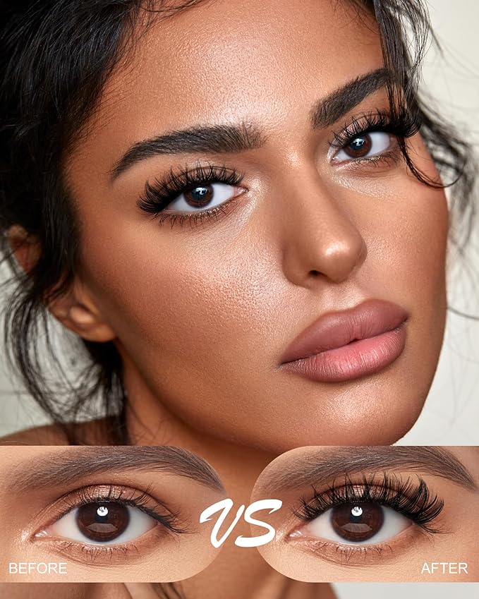 Aphrodite Lash Clusters Kit 8-18mm Fluffy Volume Eyelashes Cluster Extension Kit D Curl Individual DIY False Lash Extension Kit with Lash Bond and Seal, 0.05mm Thin Invisible Black Lash Band