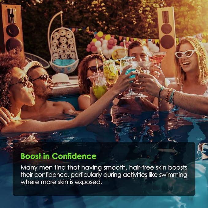 All-in-One Waxing Kit for Men – Complete Hard Wax Kit for Hair Removal, Body & Face, Home Waxing Warmer for Brazilian & Bikini, Includes Wax Pot, Wax Machine & Accessories