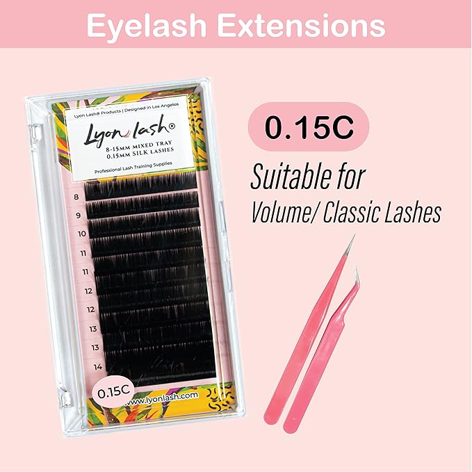 Lyon Lash Eyelash Extension Supplies 4x100 Packs - 100 Pairs Under Eye Gel Pads | 100 Disposable Mascara Brushes Wands | 100 Micro Applicators Brush | 100 Glue Ring Holder | 2 Medical Tapes