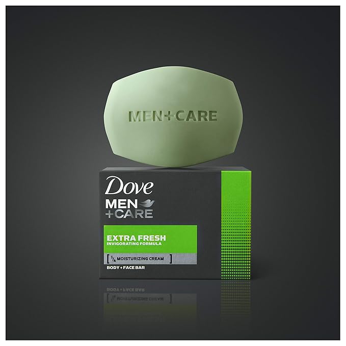 Dove Men + Care Extra Fresh bar Soap (14/4 Oz Net Wt 56 Oz),, ()