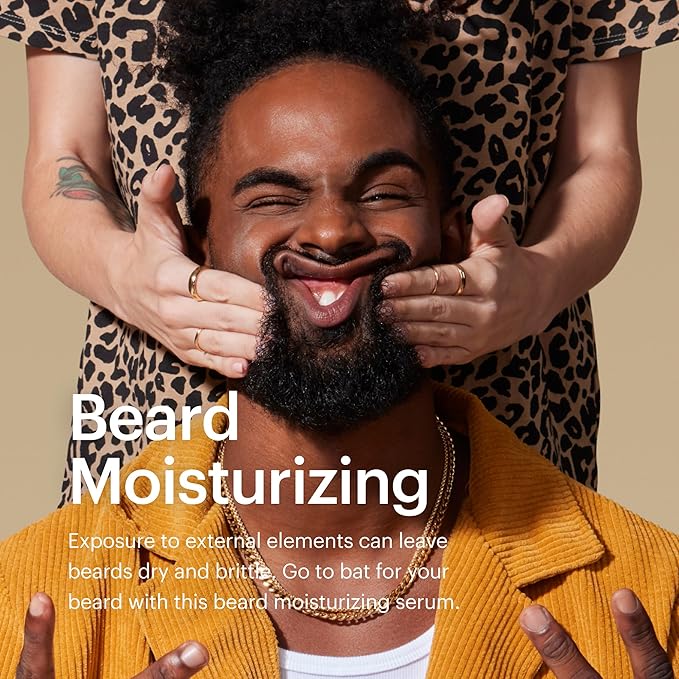 MANSCAPED® Beard Oil, Moisturizing Serum with Jojoba Seed, Sunflower, Sweet Almond Oils for a Nourishing, Hydrating Shine, (1 fl oz) 1-Pack