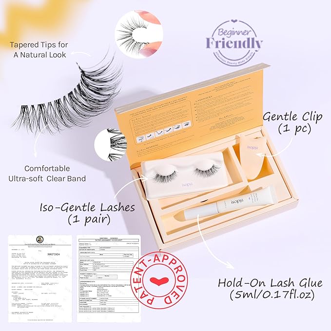 Fake Enyelashes,False eyelash,False Eyelash kit,best fake eyelashes,Wearing Starter Friendly Kit,Reusable,Cruelty-Free, Contact Lens Friendly